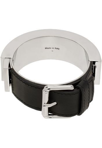 Acne Studios Silver Belt Cuff Bracelet