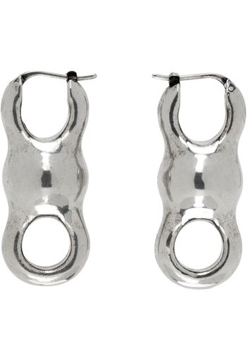 Acne Studios Silver Chain Earrings