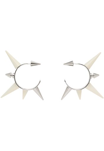 Acne Studios Silver Spike Earrings