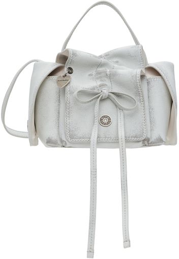 Acne Studios White Multipocket Mini Bag