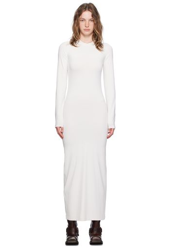 Acne Studios Off-White Crewneck Maxi Dress