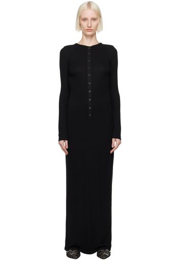 Acne Studios Black Harness Maxi Dress