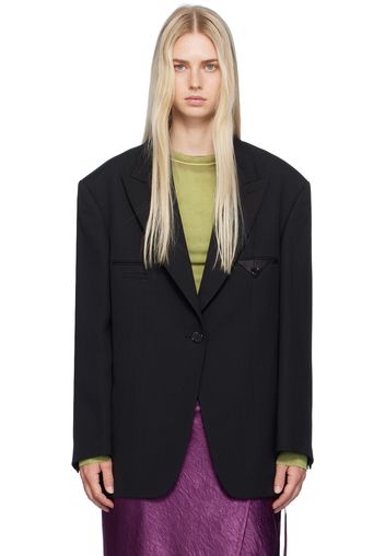 Acne Studios Black Single-Breasted Blazer