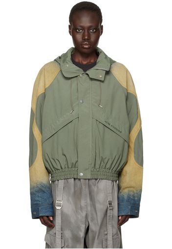 Acne Studios Khaki Windbreaker Bomber Jacket