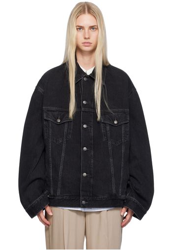 Acne Studios Black Oversized Denim Jacket