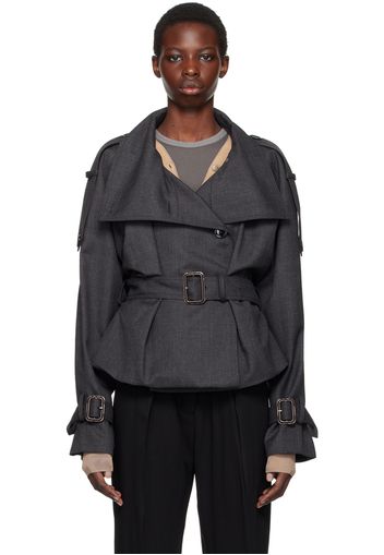 Acne Studios Gray Wool Jacket