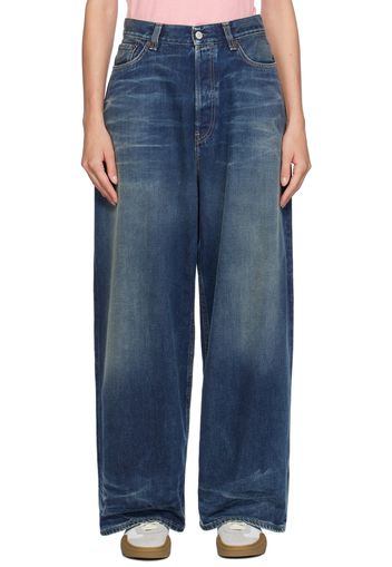 Acne Studios Blue Super Baggy 2023F Jeans