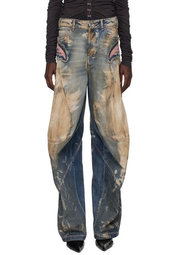 Acne Studios Blue Loose-Fit Jeans