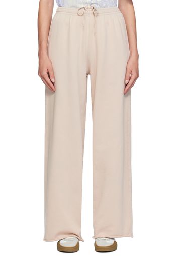 Acne Studios Beige Logo Appliqué Lounge Pants