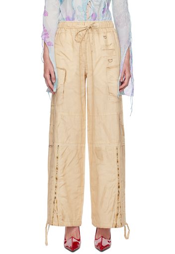 Acne Studios Beige Trompe L'œil Trousers