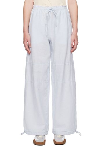 Acne Studios Blue Relaxed-Fit Trousers