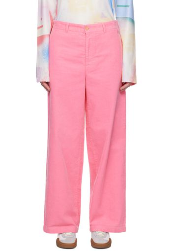 Acne Studios Pink Cord Trousers