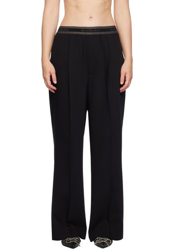 Acne Studios Black Pleated Trousers