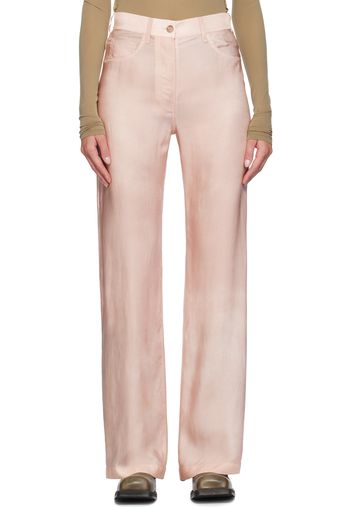 Acne Studios Pink Printed Trousers