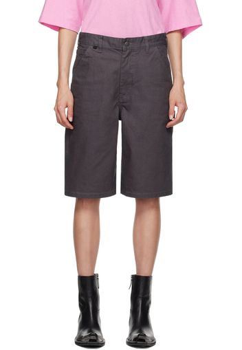 Acne Studios Gray Organic Cotton Shorts