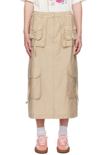 Acne Studios Beige Cargo Maxi Skirt