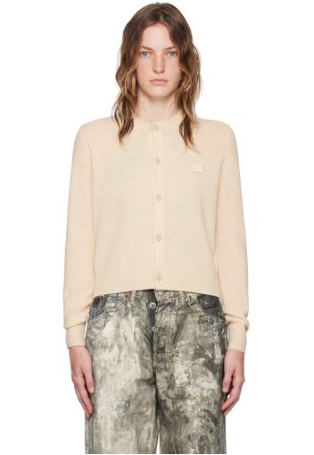 Acne Studios Beige Crewneck Cardigan