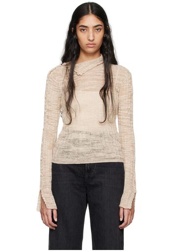 Acne Studios Beige Button Sweater