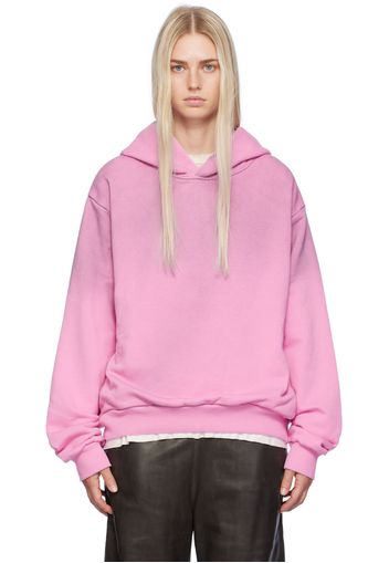 Acne Studios Pink Printed Hoodie