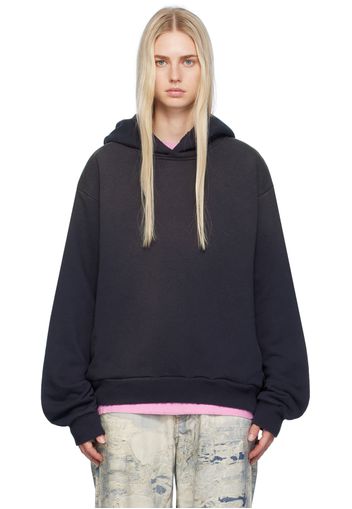 Acne Studios Black Printed Hoodie