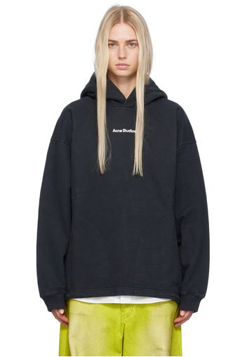 Acne Studios Black Printed Hoodie