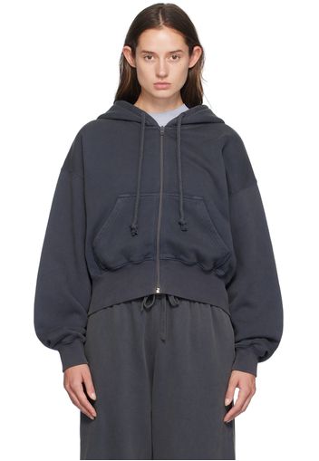 Acne Studios Navy Zip Hoodie