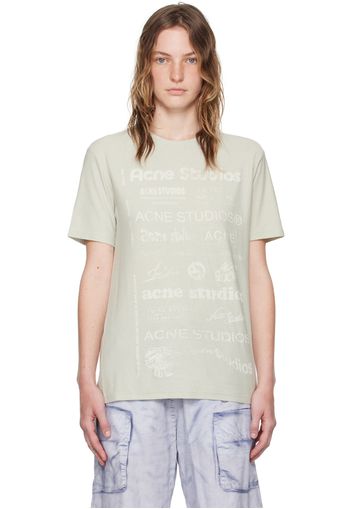 Acne Studios Green Logo T-Shirt