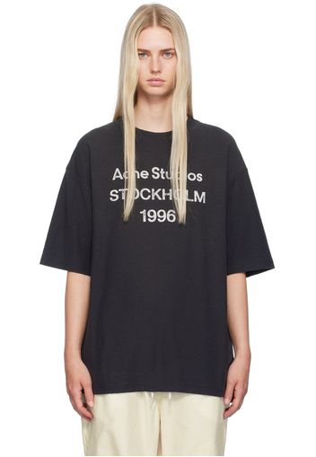 Acne Studios Black Printed T-Shirt