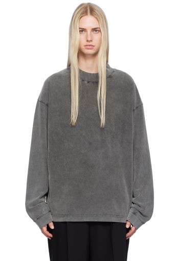 Acne Studios Black Faded Long Sleeve T-Shirt