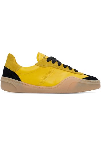 Acne Studios Yellow & Black Lace-Up Sneakers