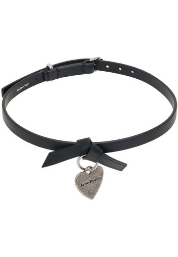 Acne Studios Black Musubi Charm Choker