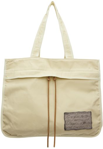 Acne Studios Beige Waxed Canvas Tote