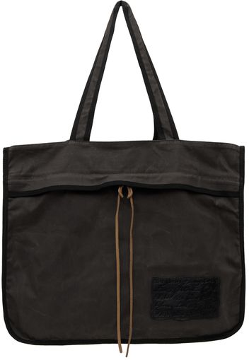 Acne Studios Gray Waxed Canvas Tote