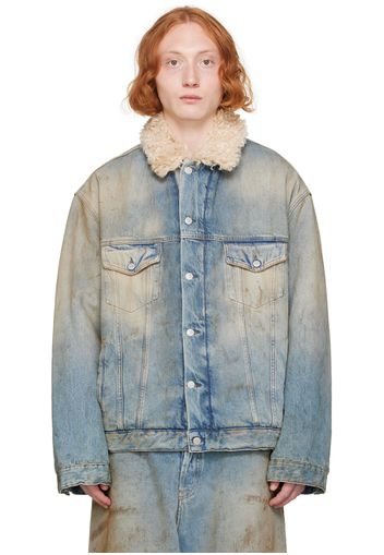 Acne Studios Blue Insulated Denim Jacket