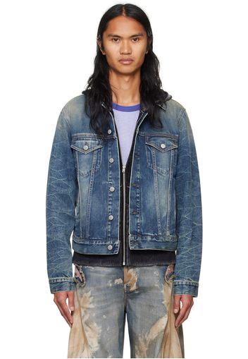 Acne Studios Blue Regular Fit Denim Jacket