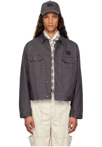 Acne Studios Gray Canvas Jacket