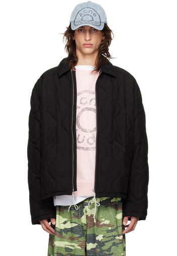 Acne Studios Black Padded Quilted Jacket