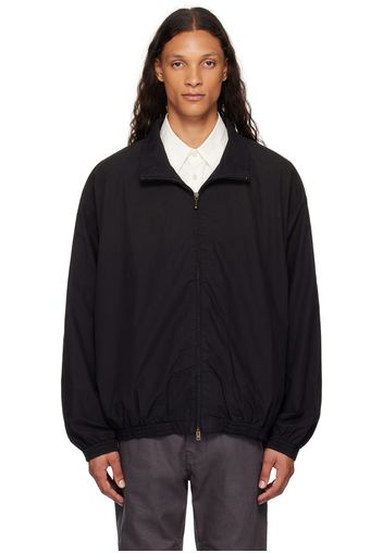 Acne Studios Black Printed Logo Zipper Jacket