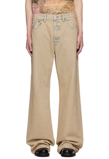 Acne Studios Beige Loose Fit 2021M Jeans