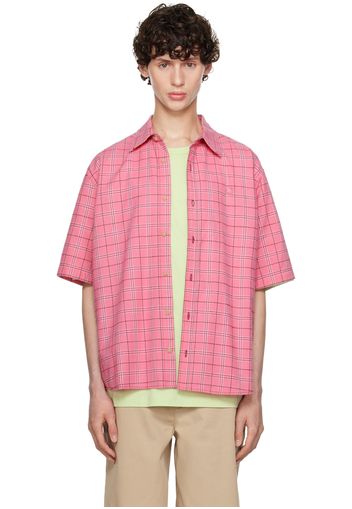 Acne Studios Pink Patch Shirt