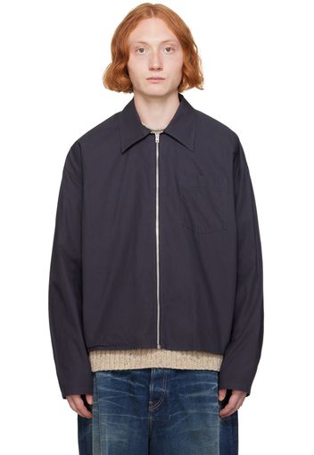 Acne Studios Gray Zip Shirt