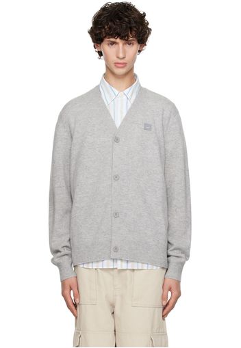 Acne Studios Gray V-Neck Cardigan