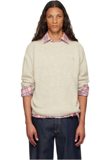 Acne Studios Gray Embroidered Sweater