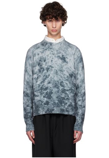 Acne Studios Navy & Blue Acid Print Sweater