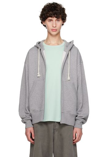 Acne Studios Gray Zip Hoodie