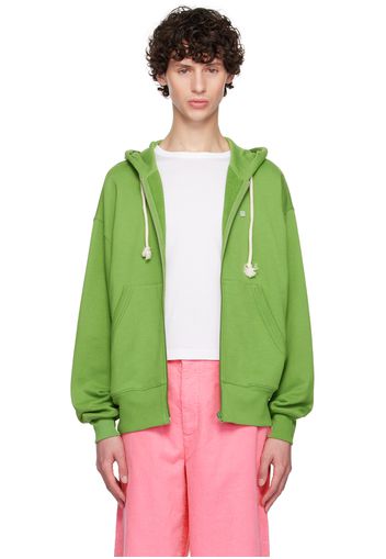 Acne Studios Green Zip Hoodie