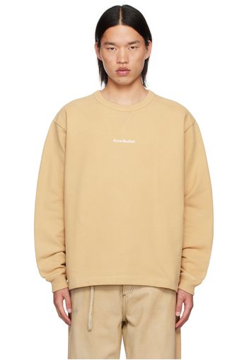 Acne Studios Beige Relaxed-Fit Sweatshirt