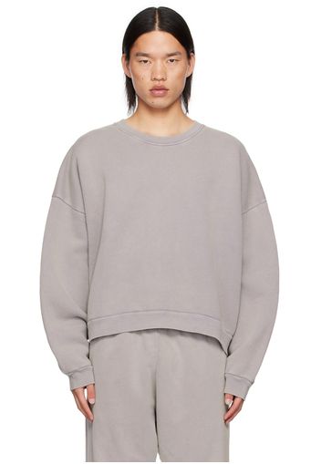 Acne Studios Purple Logo Patch Sweatshirt