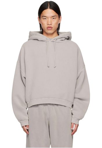 Acne Studios Purple Logo Patch Hoodie