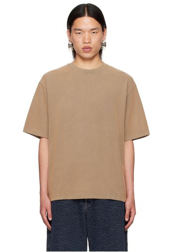 Acne Studios Brown Garment-Dyed T-Shirt